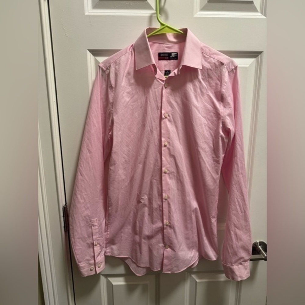Mens J. Ferrar Long Sleeve Button Down Dress Shirt